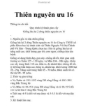 Thiên nguyên ưu 16