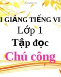 Bài giảng Tiếng Việt 1: Tập đọc Chú công