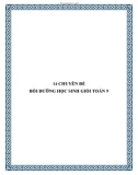 14 chuyên đề bồi dưỡng học sinh giỏi Toán 9