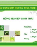 NÔNG NGHIỆP SINH THÁI