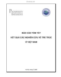 BÁO CÁO TÓM TẮT CÁC NGHIÊN CỨU VỀ TRE TRÚC Ở VIỆT NAM