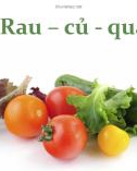 Bài giảng Rau-củ-quả