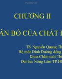 Chương 2: Phân bố của chất độc