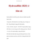 Hydrosulfide (H2S) ở tôm sú