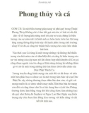 Phong thủy và cá