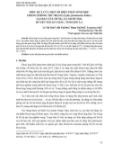 Hiệu quả của một số biện pháp sinh học trong phòng trừ Bọ hà (Cylas formicarius Fabr.) tại bản Tây Hưng, xã Muổi Nọi, huyện Thuận Châu, tỉnh Sơn La