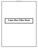 Làm Meo Nấm Rơm