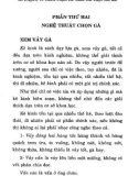 Gà đá, gà chọi - Bí truyền về cách chọn, nuôi: Phần 2