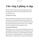 Cho vòng 2 phẳng và đẹp