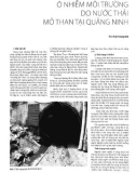 Ô nhiễm môi trường do nước thải mỏ than tại Quảng Ninh