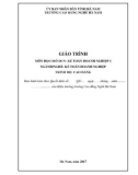 Giáo trình Kế toán doanh nghiệp 1 (Nghề: Kế toán doanh nghiệp - Cao đẳng) - Trường Cao đẳng nghề Hà Nam (năm 2017)