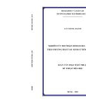 Luận văn Thạc sĩ Kỹ thuật: Nghiên cứu thu nhận xenluloza từ rơm rạ theo phương pháp nấu sunfat tiền thủy phân