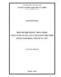 Tóm tắt Luận văn Thạc sĩ Khoa học: Kiểm kê khí thải từ hoạt động chăn nuôi gia súc, gia cầm tại xã Thọ Vinh, huyện Kim Động, tỉnh Hưng Yên