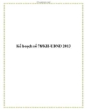 Kế hoạch số 78/KH-UBND 2013