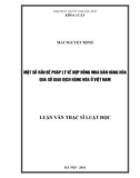 Luận văn Thạc sĩ Luật học: Một số vấn đề pháp lý về hợp đồng mua bán hàng hóa qua Sở giao dịch hàng hóa ở Việt Nam