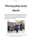 Phương pháp luyện Quyền