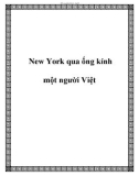 New York qua ống kính một người Việt