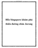 Đến Singapore khám phá thiên đường chim Jurong