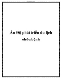 Ấn Độ phát triển du lịch chữa bệnh