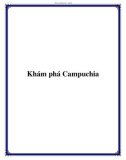 Khám phá nước Campuchia