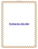 Trường học chủ nhật