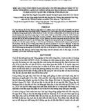 Hiệu quả thụ tinh nhân tạo cho đàn cái nền Brahman nhập từ Úc bằng tinh đông lạnh các giống bò Blanc Blue Belge, Charolais và Red Angus tại huyện M'Đrắk, tỉnh Đắk Lắk