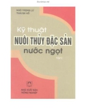 Hướng dẫn nuôi thủy đặc sản nước ngọt Tập 1