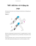 'Đốt' chất béo với 4 động tác yoga toàn và hiệu