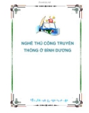 NGHỀ THỦ CÔNG TRUYỀN THỐNG Ở BÌNH DƯƠNG