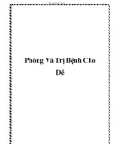 Phòng Và Trị Bệnh Cho Dê