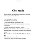 Còn xanh