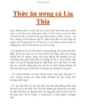 Thức ăn ương cá Lia Thia