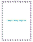 Lặng Lẽ Từng Nhịp Yêu