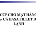 HACCP CHO MẶT HÀNG CÁ TRA - CÁ BASA FILLET ĐÔNG LẠNH