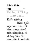 Bệnh thán thư