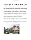 Di tích lịch sử Bảo tàng Đồng Tháp