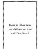 Thông tin về hiện tượng tôm chết hàng loạt ở các nước Đông Nam Á