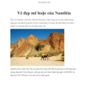 Vẻ đẹp mê hoặc của Namibia