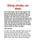 Dáng chuẩn, eo thon