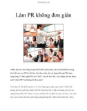 Làm PR không đơn giản