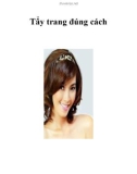 Tẩy trang đúng cách