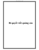 Bí quyết viết quảng cáo