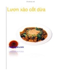 Lươn xào cốt dừa