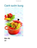 Canh sườn bung