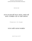 Sáng kiến: DÙNG WinEdt ĐỂ SOẠN THẢO, TRỘN ĐỀ TRẮC NGHIỆM VẬT LÝ PHỔ THÔNG