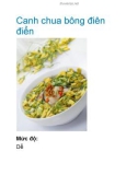 Canh chua bông điên điển