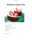 Bánh kem chanh tí hon