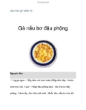 Các món gà –phần 15