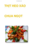 THỊT HEO XÀO CHUA NGỌT