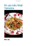 Mì xào kiểu Nhật Yakisoba